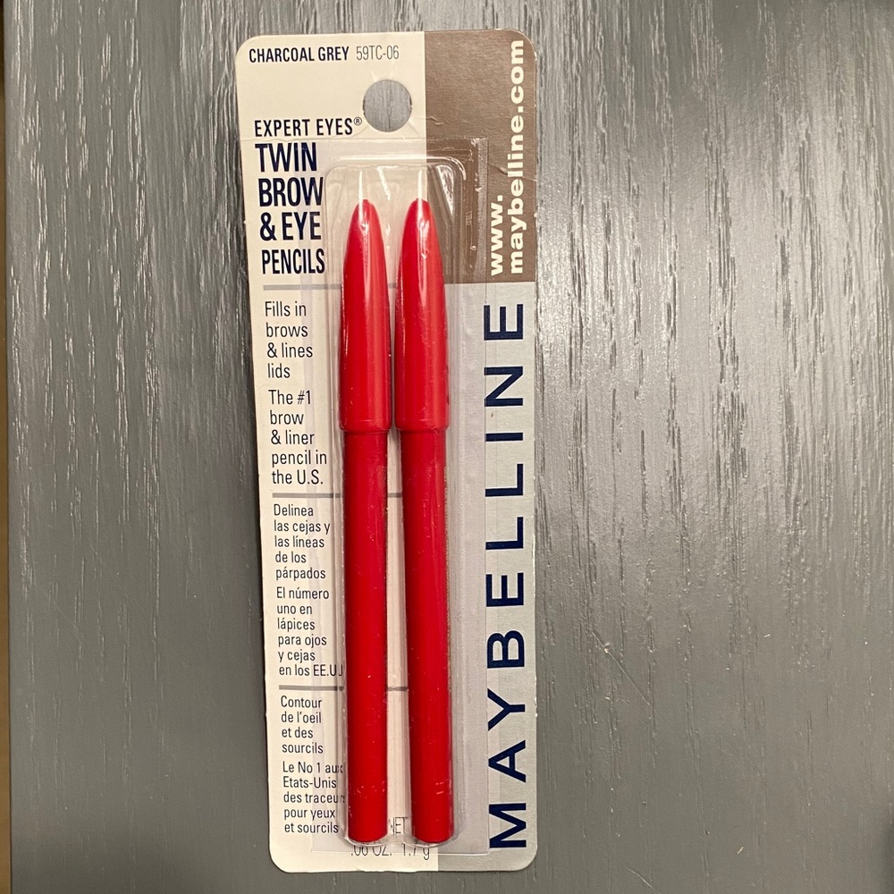 NWT Maybelline Expert Eyes Charcoal Grey Brow/Eye